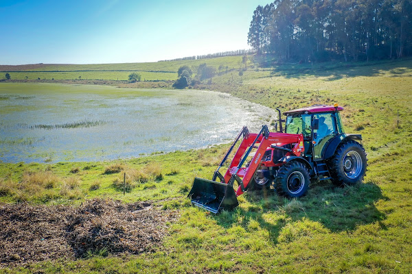 Trator Mahindra 8110. FOTO: Marcos Nagelstein/Agência Preview