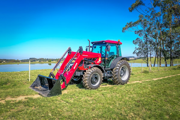Trator Mahindra 8110. FOTO: Marcos Nagelstein/Agência Preview